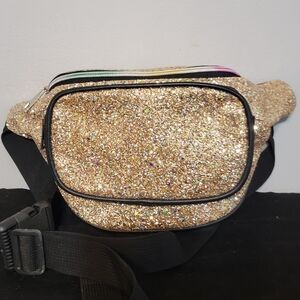 Gold Glitter Women's Bumbag